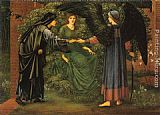 Edward Burne-Jones The Heart of the Rose painting
